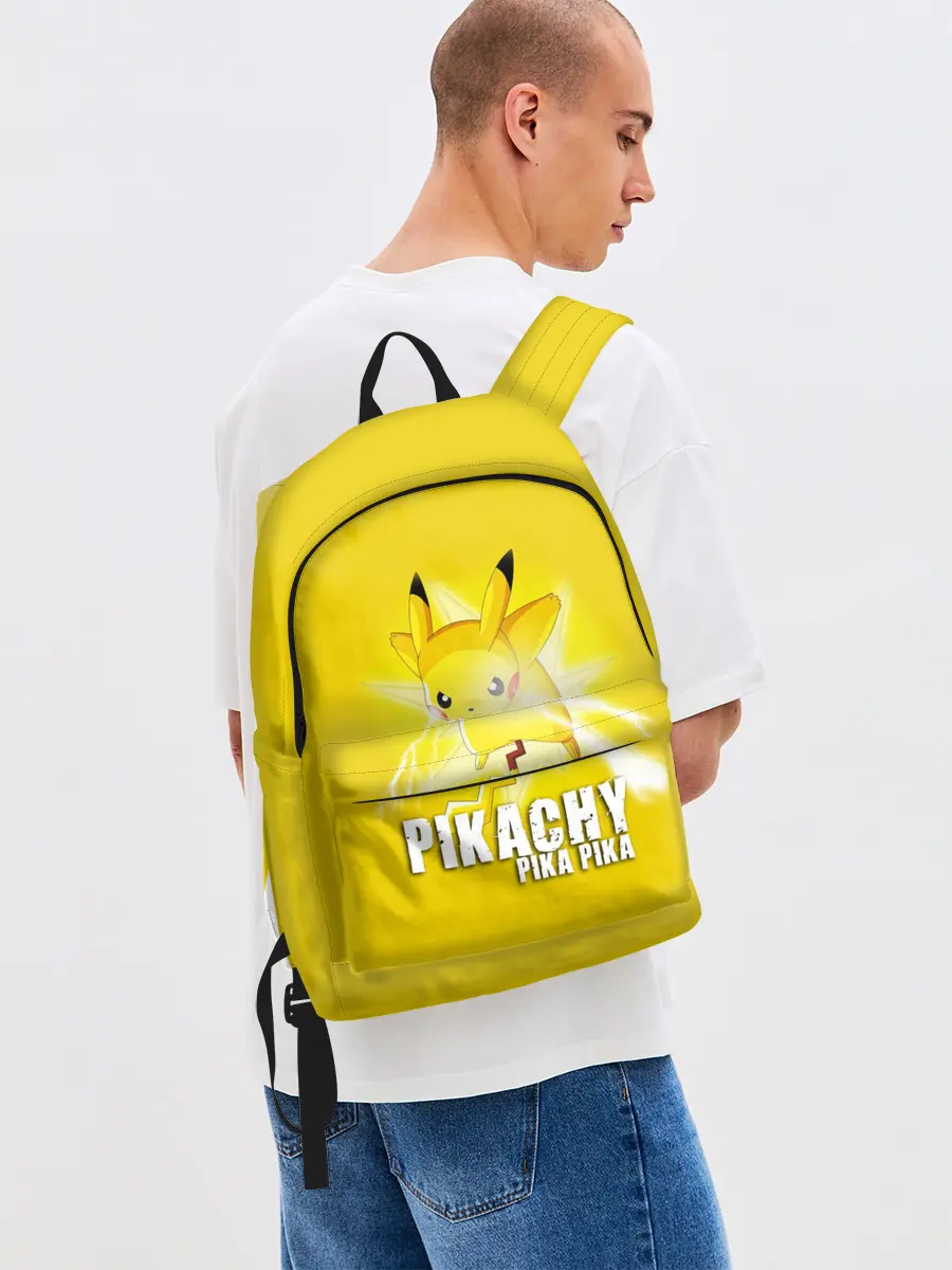 Рюкзак джинсовый / Pikachu Pika Pika