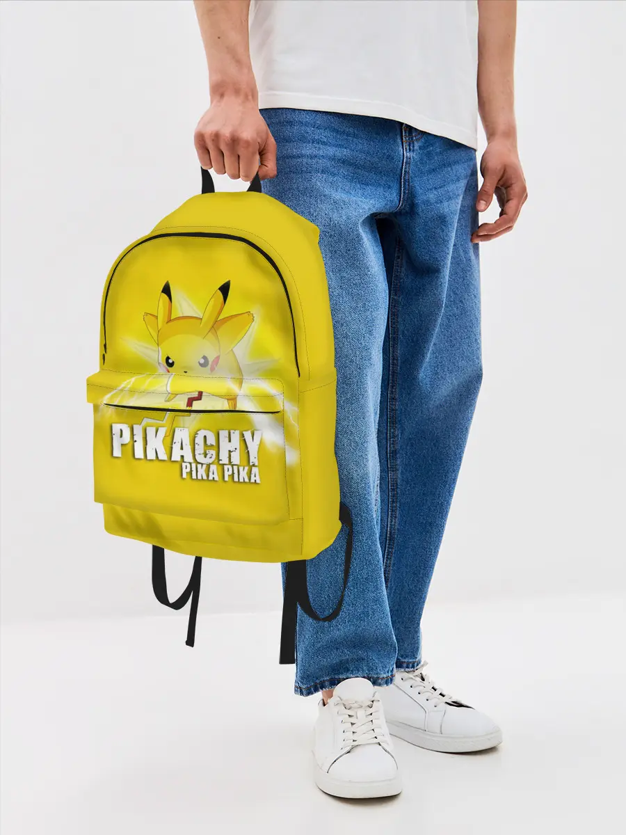 Рюкзак джинсовый / Pikachu Pika Pika