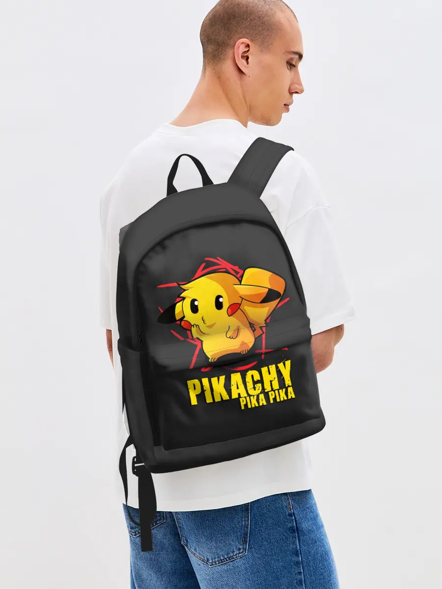 Рюкзак джинсовый / Pikachu Pika Pika