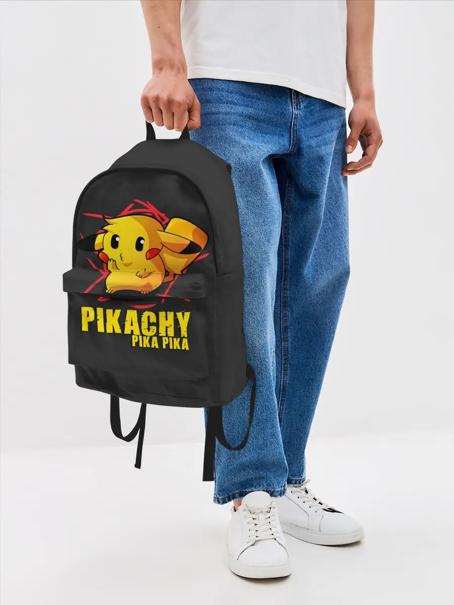 Рюкзак джинсовый / Pikachu Pika Pika
