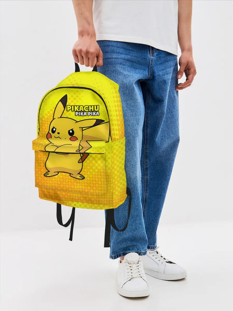 Рюкзак джинсовый / Pikachu Pika Pika