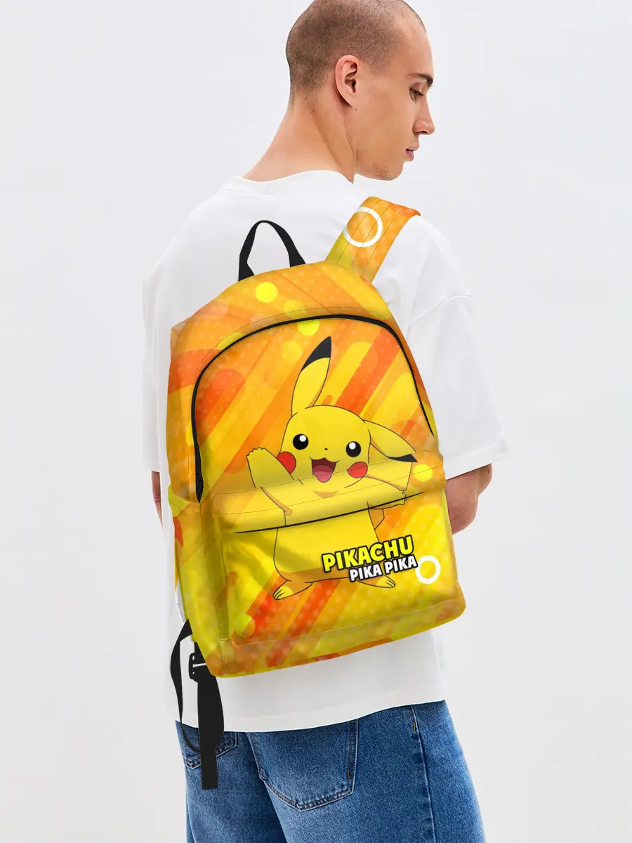 Рюкзак джинсовый / Pikachu Pika Pika