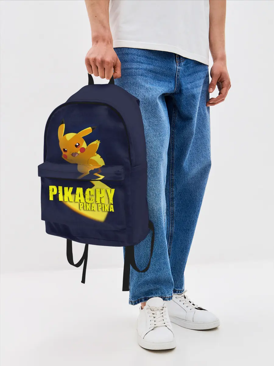 Рюкзак джинсовый / Pikachu Pika Pika