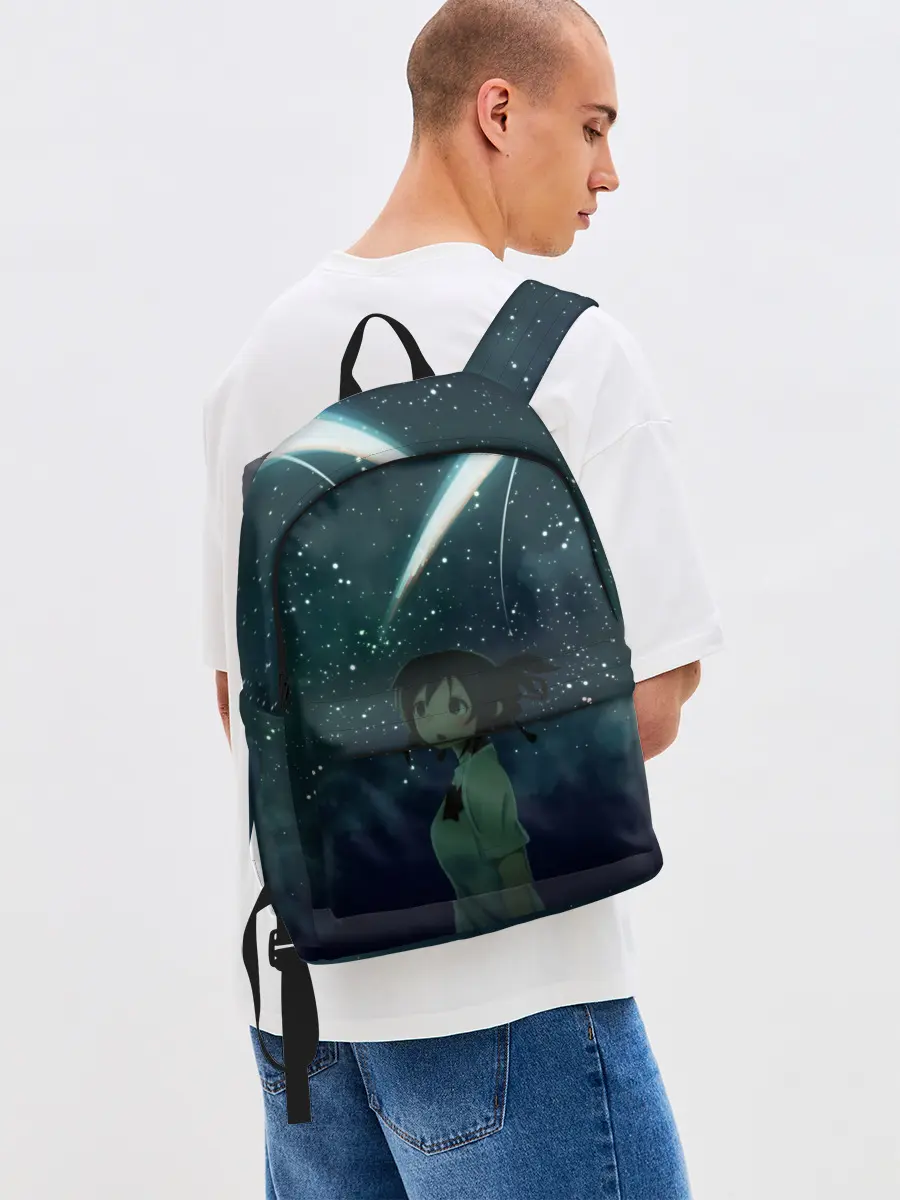 Рюкзак джинсовый / ТВОЕ ИМЯ