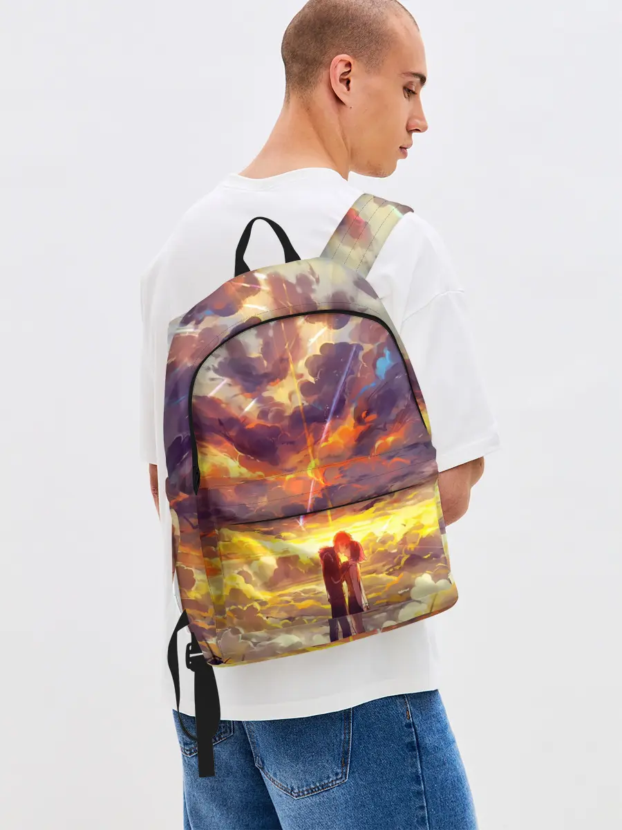 Рюкзак джинсовый / ТВОЕ ИМЯ