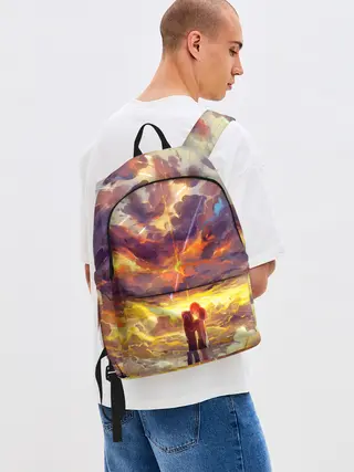 Рюкзак джинсовый / ТВОЕ ИМЯ