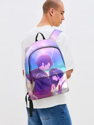 Рюкзак джинсовый / ТВОЕ ИМЯ