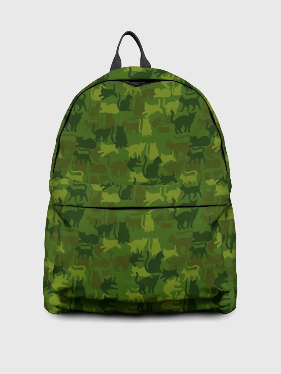 Рюкзак джинсовый / Камуфляж | Котики