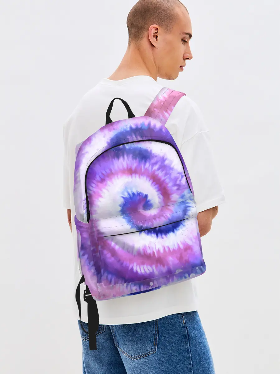 Рюкзак джинсовый / TIE-DYE PURPLE