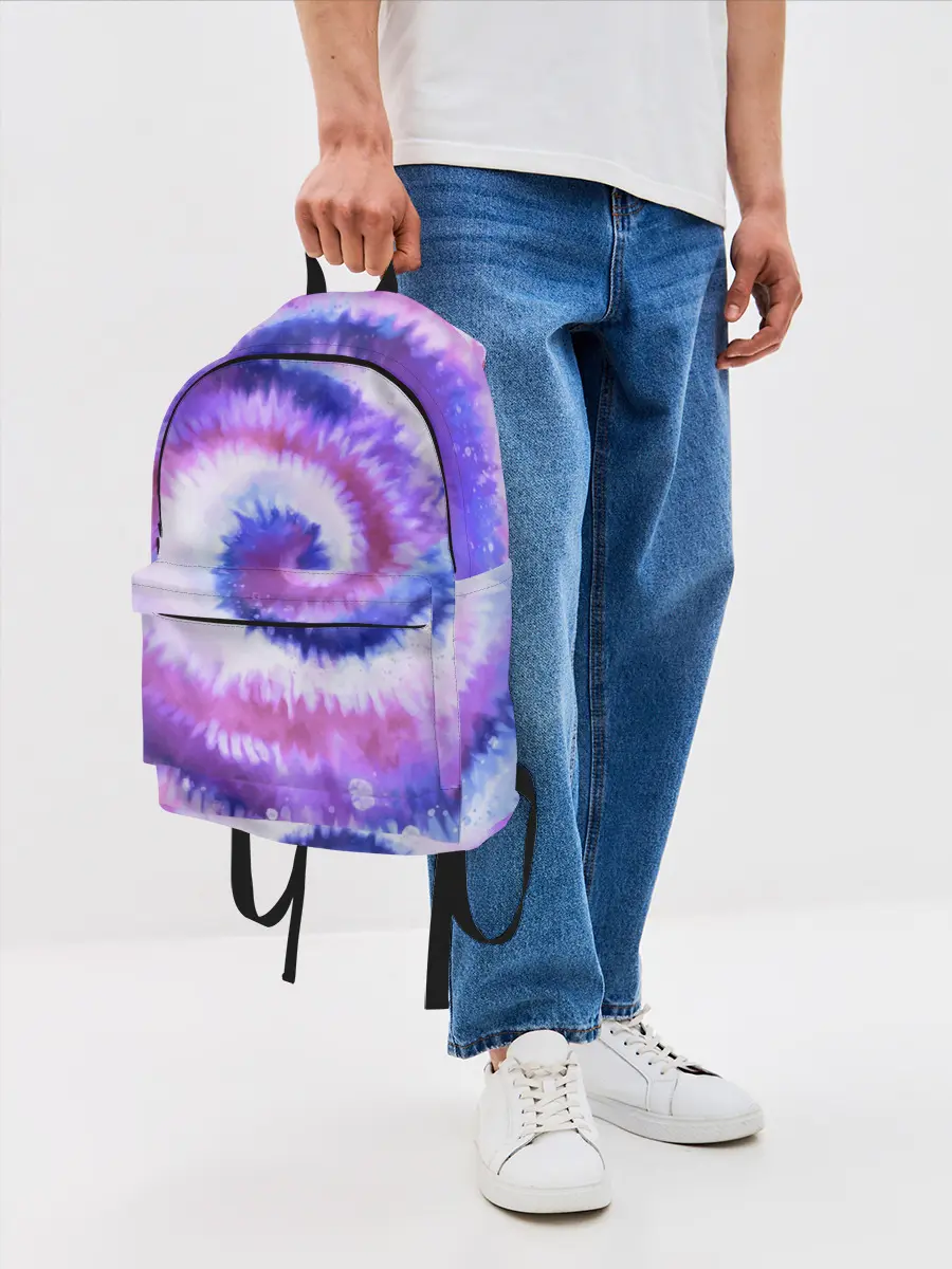 Рюкзак джинсовый / TIE-DYE PURPLE