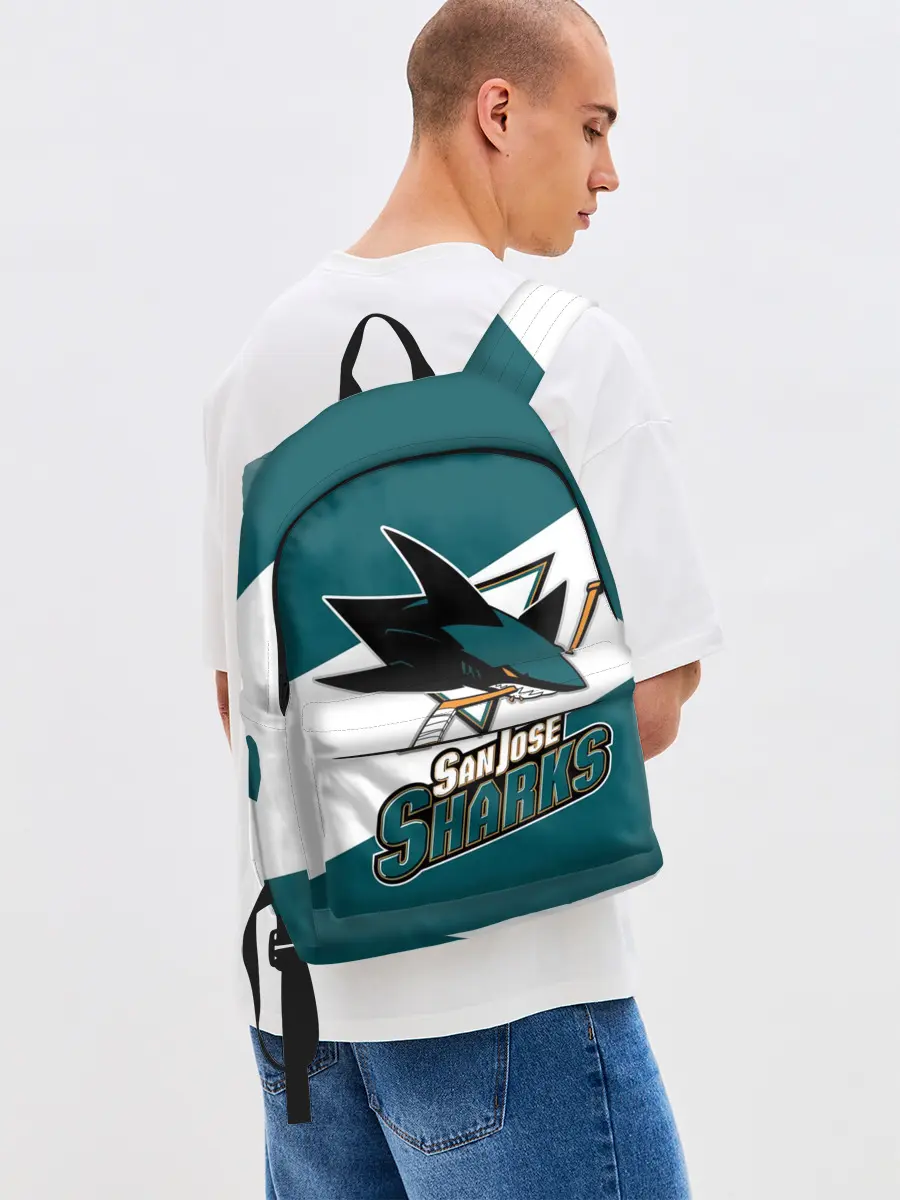 Рюкзак джинсовый / Сан Хосе Шаркс