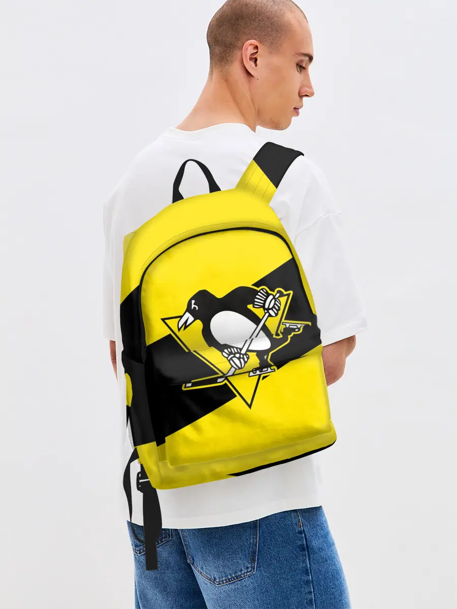 Рюкзак джинсовый / Питтсбург Пингвинз