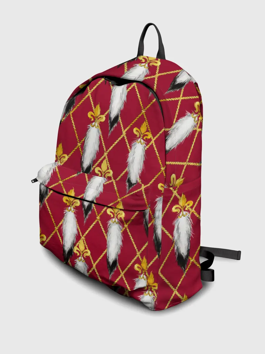 Рюкзак джинсовый / Tassels red gold 3D space