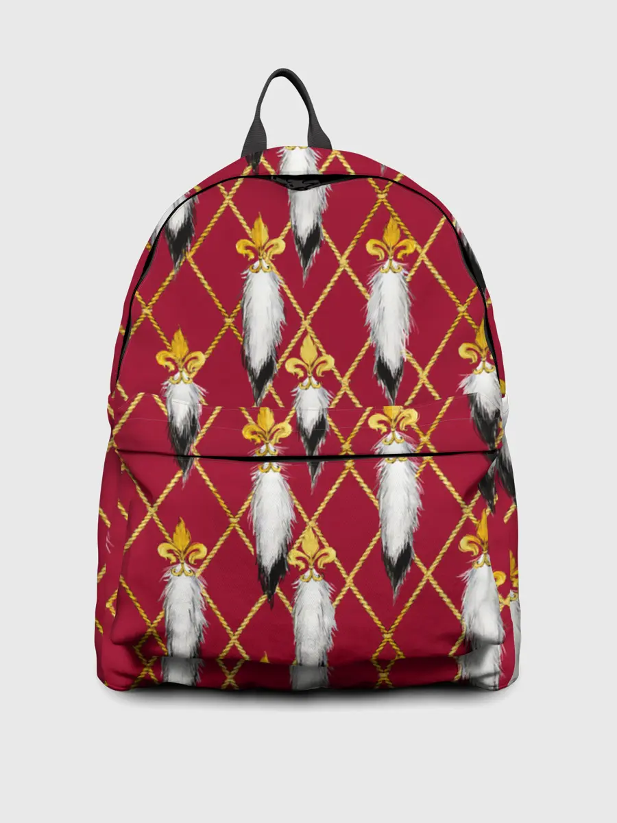 Рюкзак джинсовый / Tassels red gold 3D space