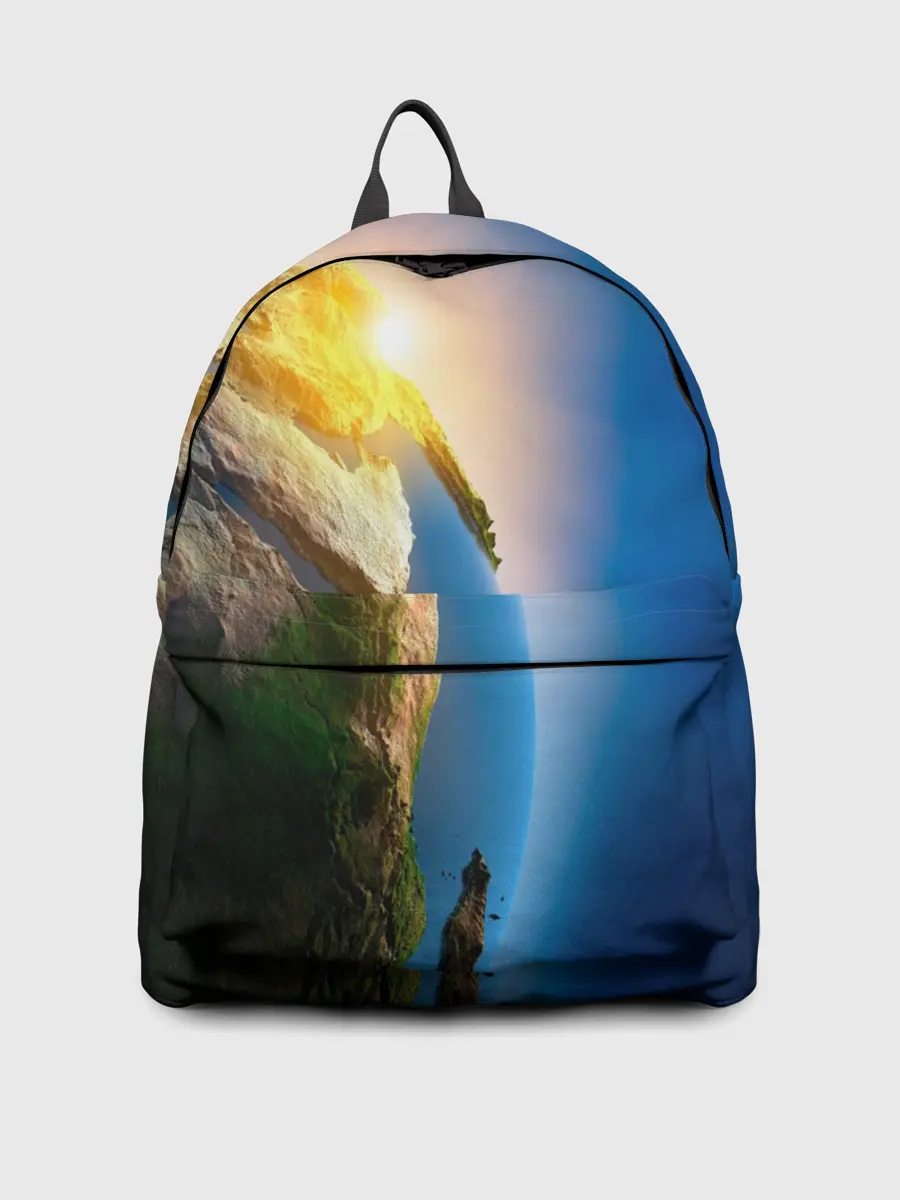 Рюкзак джинсовый / Планета Земля