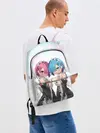 Рюкзак джинсовый / Re:Zero, Рам и Рем