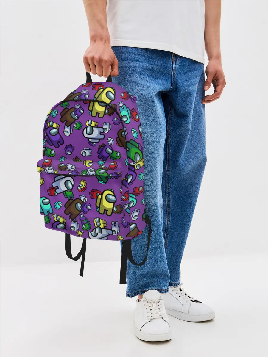 Рюкзак джинсовый / Among us