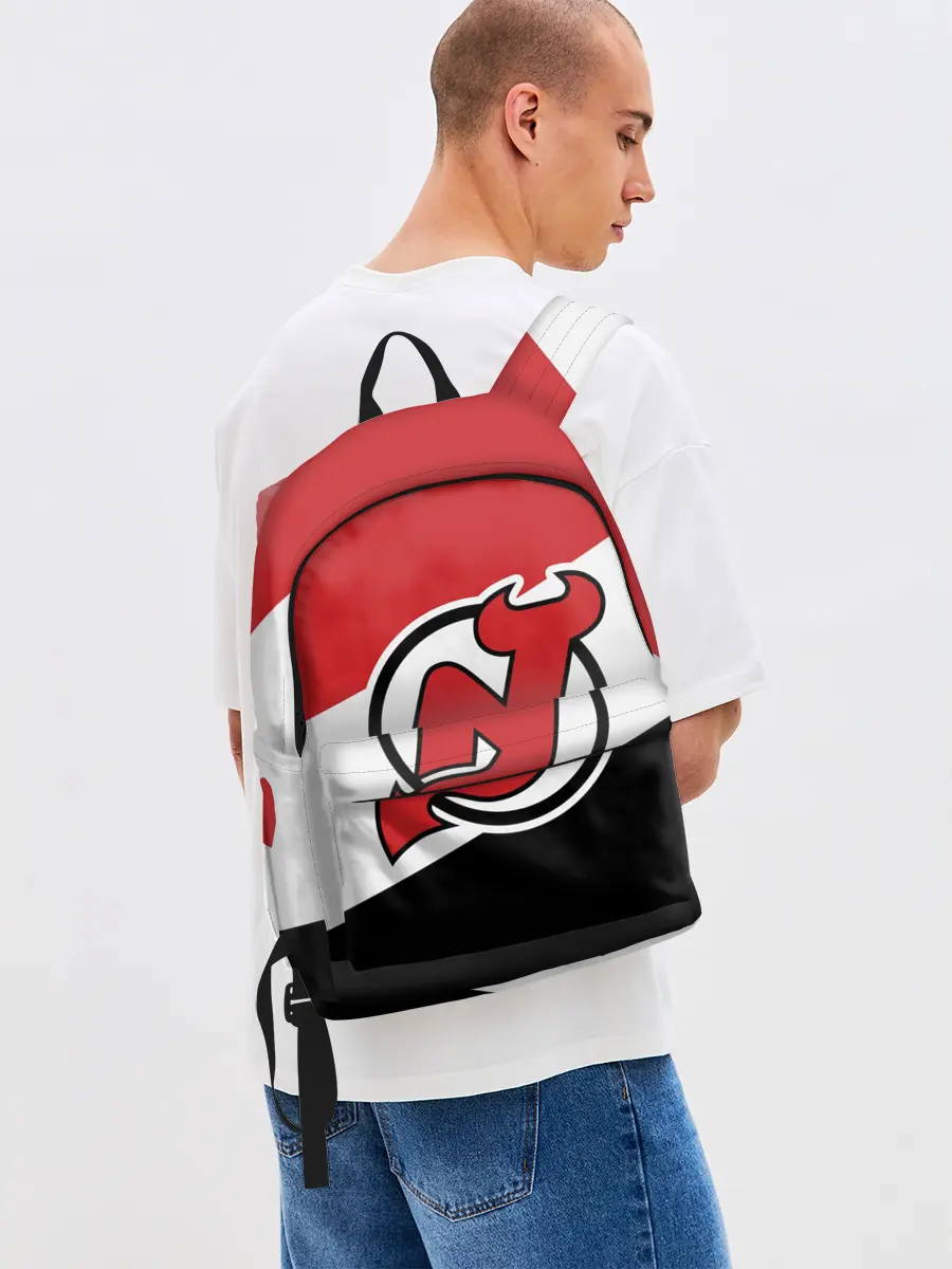 Рюкзак джинсовый / Нью-Джерси Девилз