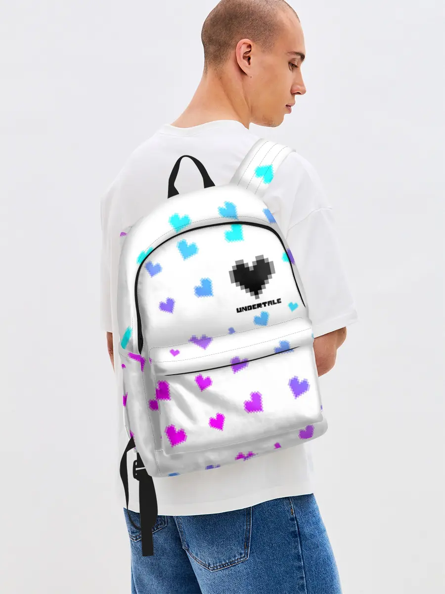 Рюкзак джинсовый / UNDERTALE / АНДЕРТЕЙЛ