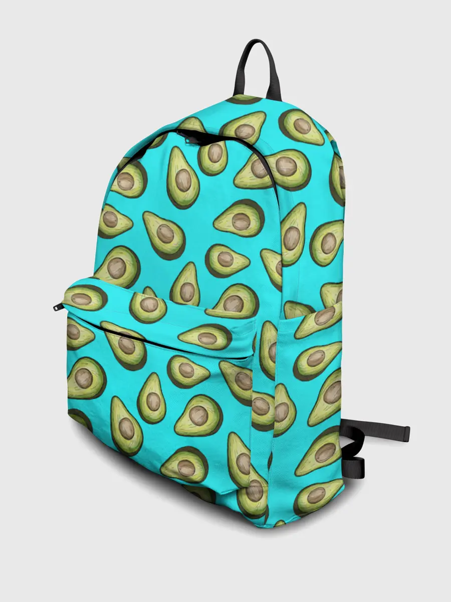 Рюкзак джинсовый / Авокадо