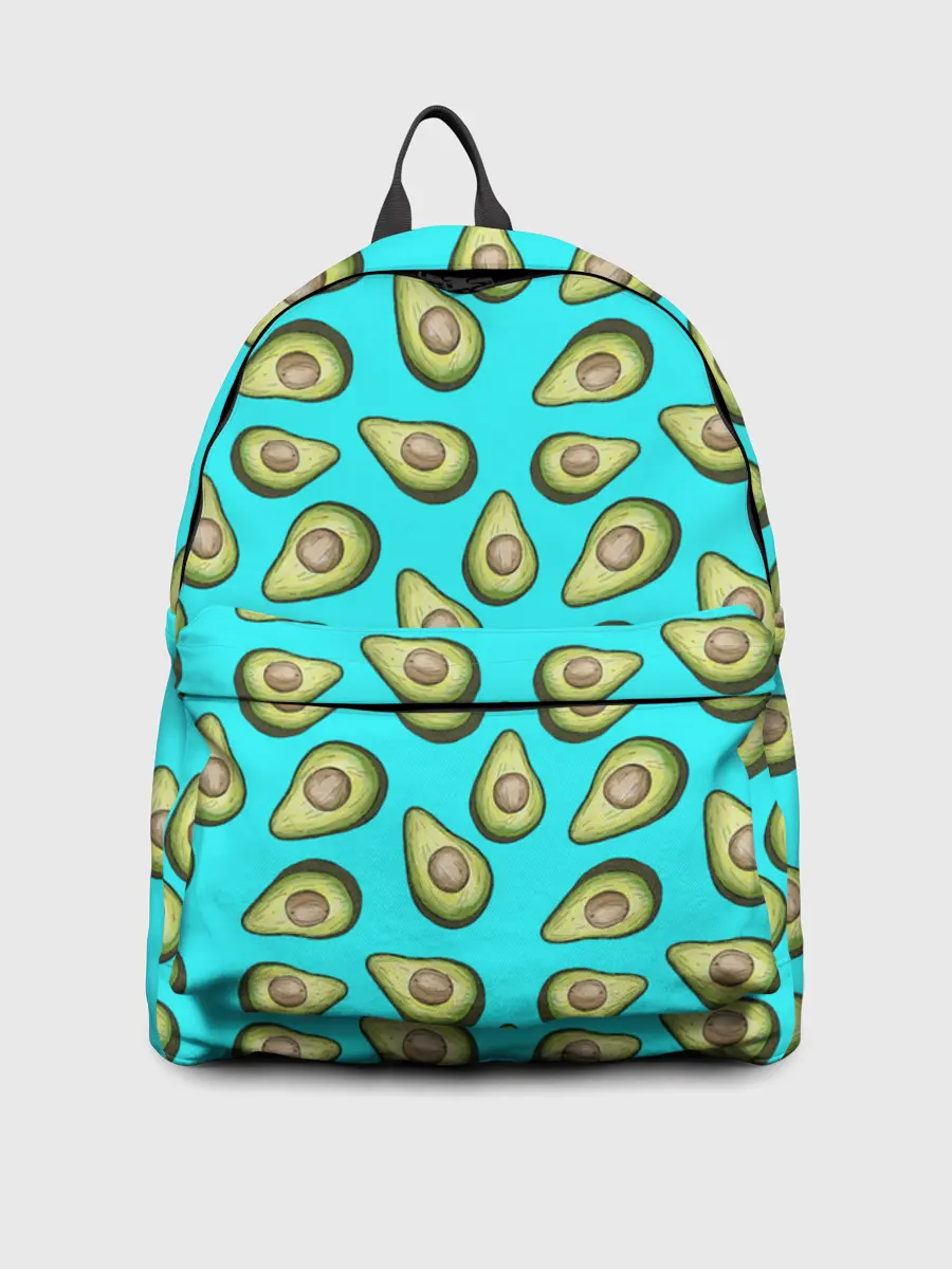 Рюкзак джинсовый / Авокадо