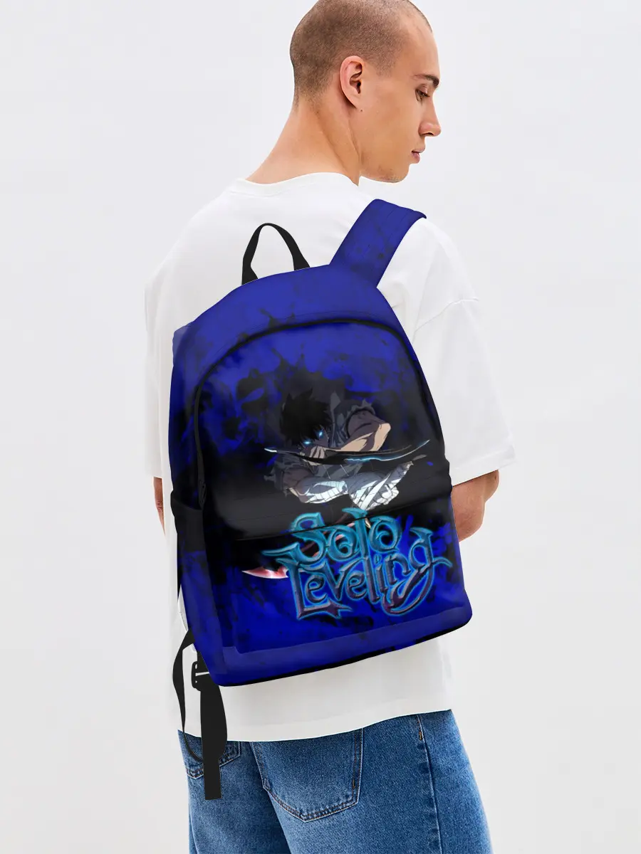 Рюкзак джинсовый / Solo Leveling | Манхва