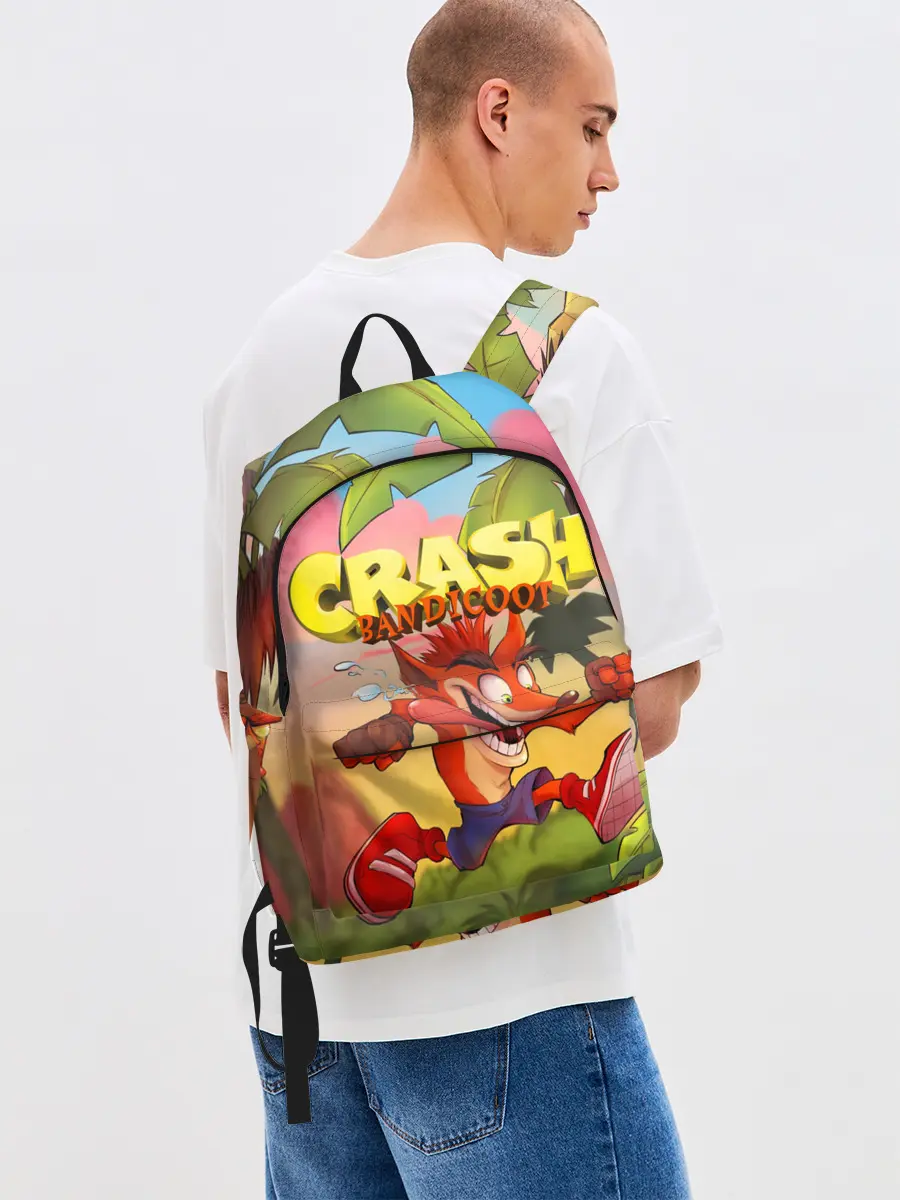 Рюкзак джинсовый / Crash Bandicoot