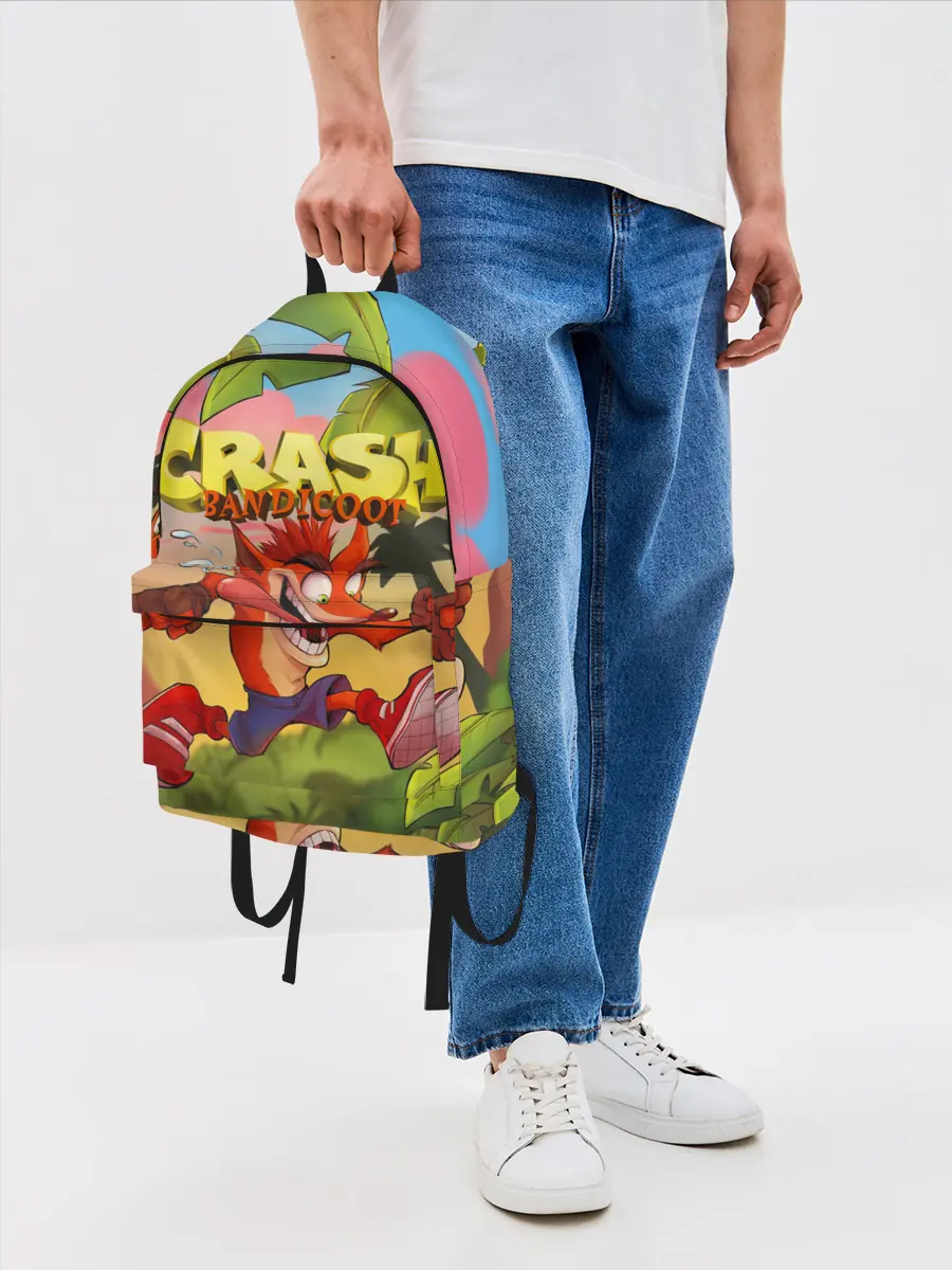Рюкзак джинсовый / Crash Bandicoot