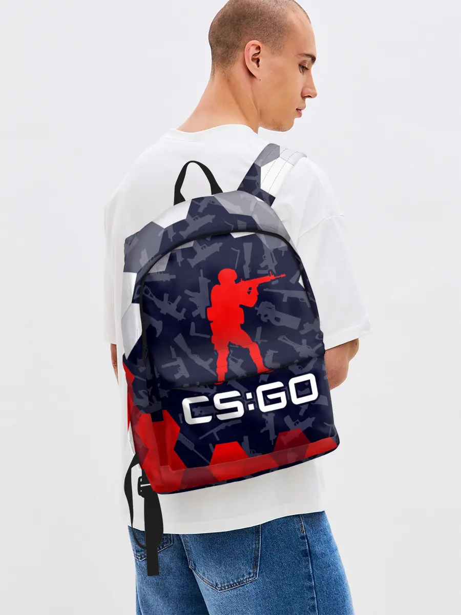 Рюкзак джинсовый / CS GO | КС ГО