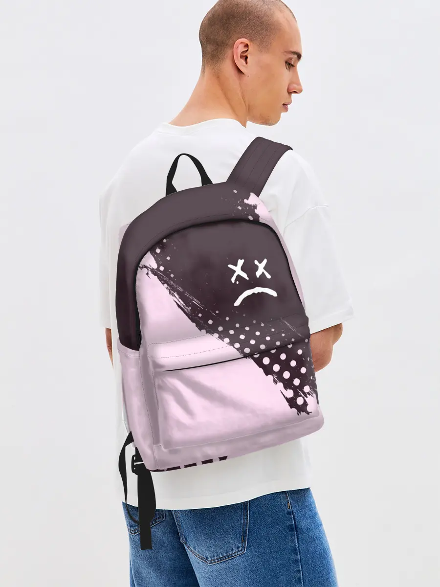 Рюкзак джинсовый / LIL PEEP / ЛИЛ ПИП