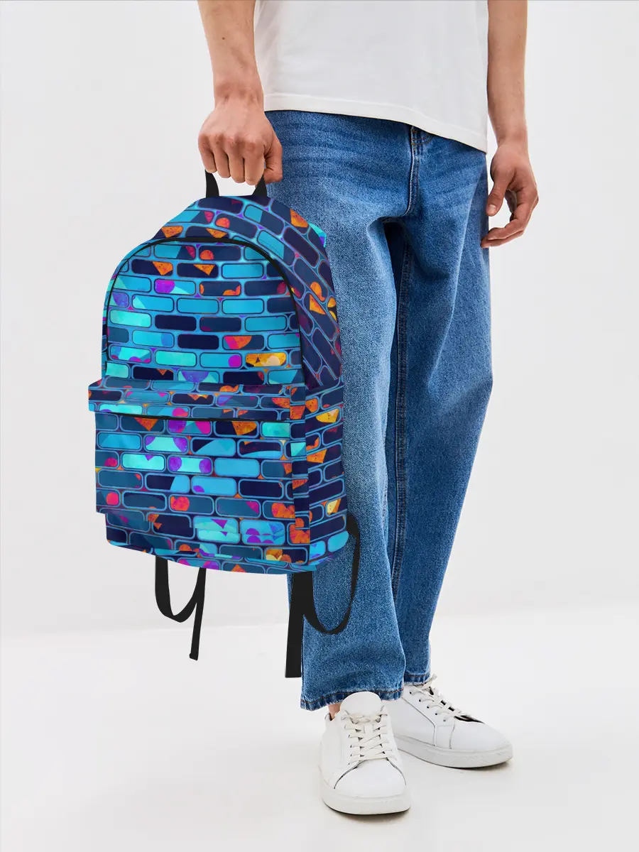 Рюкзак джинсовый / Кирпичики.