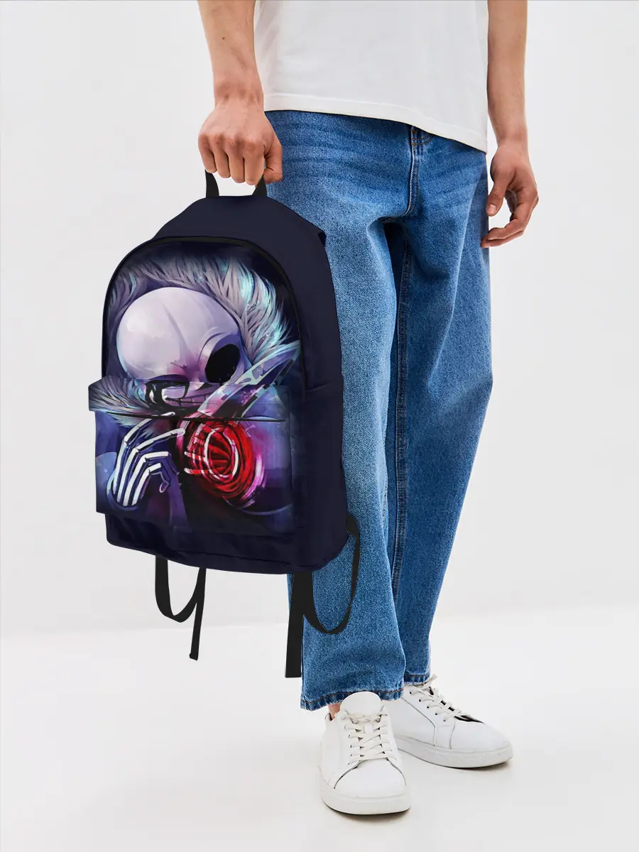 Рюкзак джинсовый / UNDERTALE SANS