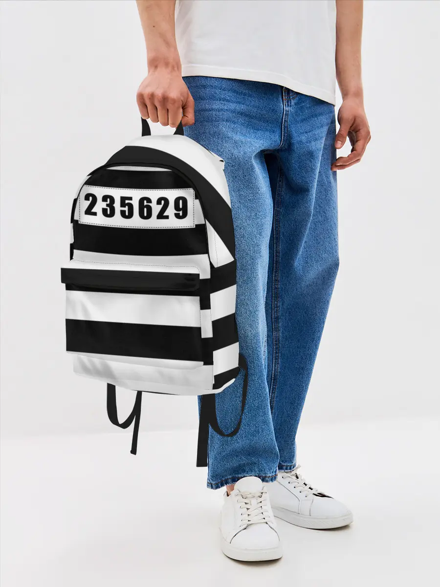 Рюкзак джинсовый / Костюм заключенного