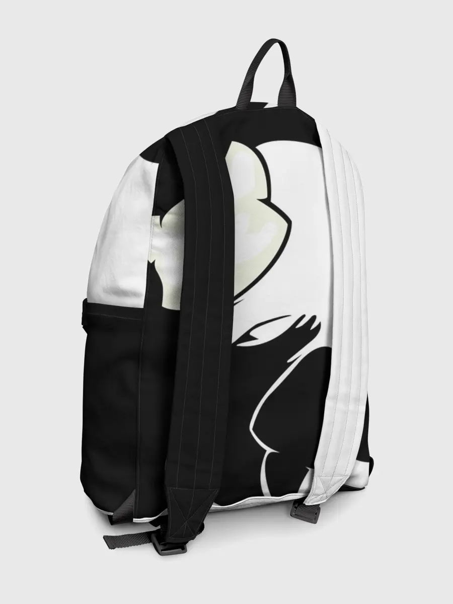 Рюкзак джинсовый / Инь и Янь котики