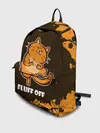 Рюкзак джинсовый / КОТ - FLUFF OFF / Отвали