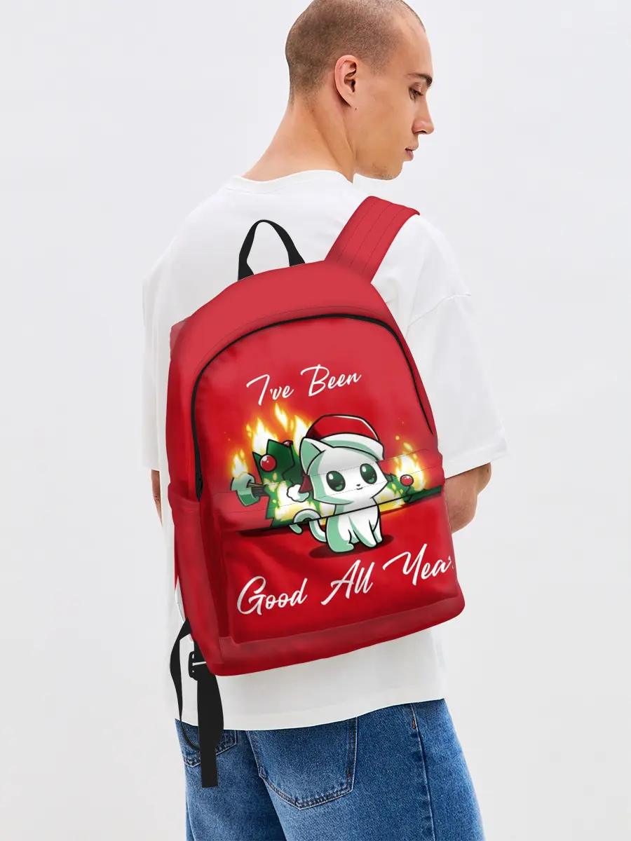 Рюкзак джинсовый / Ive been good all year