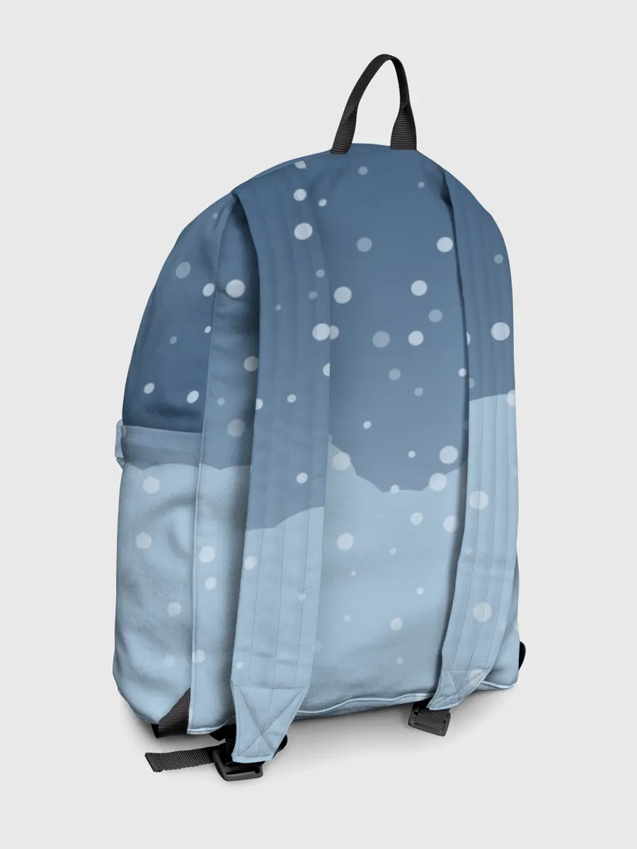 Рюкзак джинсовый / Новогодний Пикачу