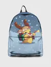 Рюкзак джинсовый / Новогодний Пикачу