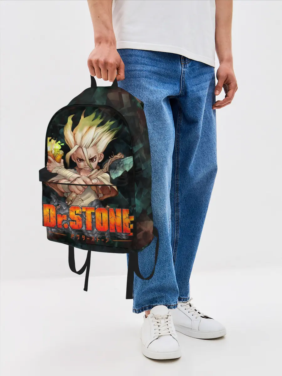 Рюкзак джинсовый / Doctor Stone | Доктор Стоун