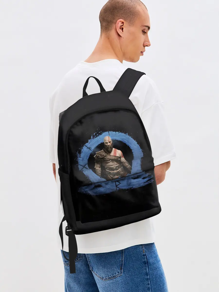 Рюкзак джинсовый / God Of War Ragnarok