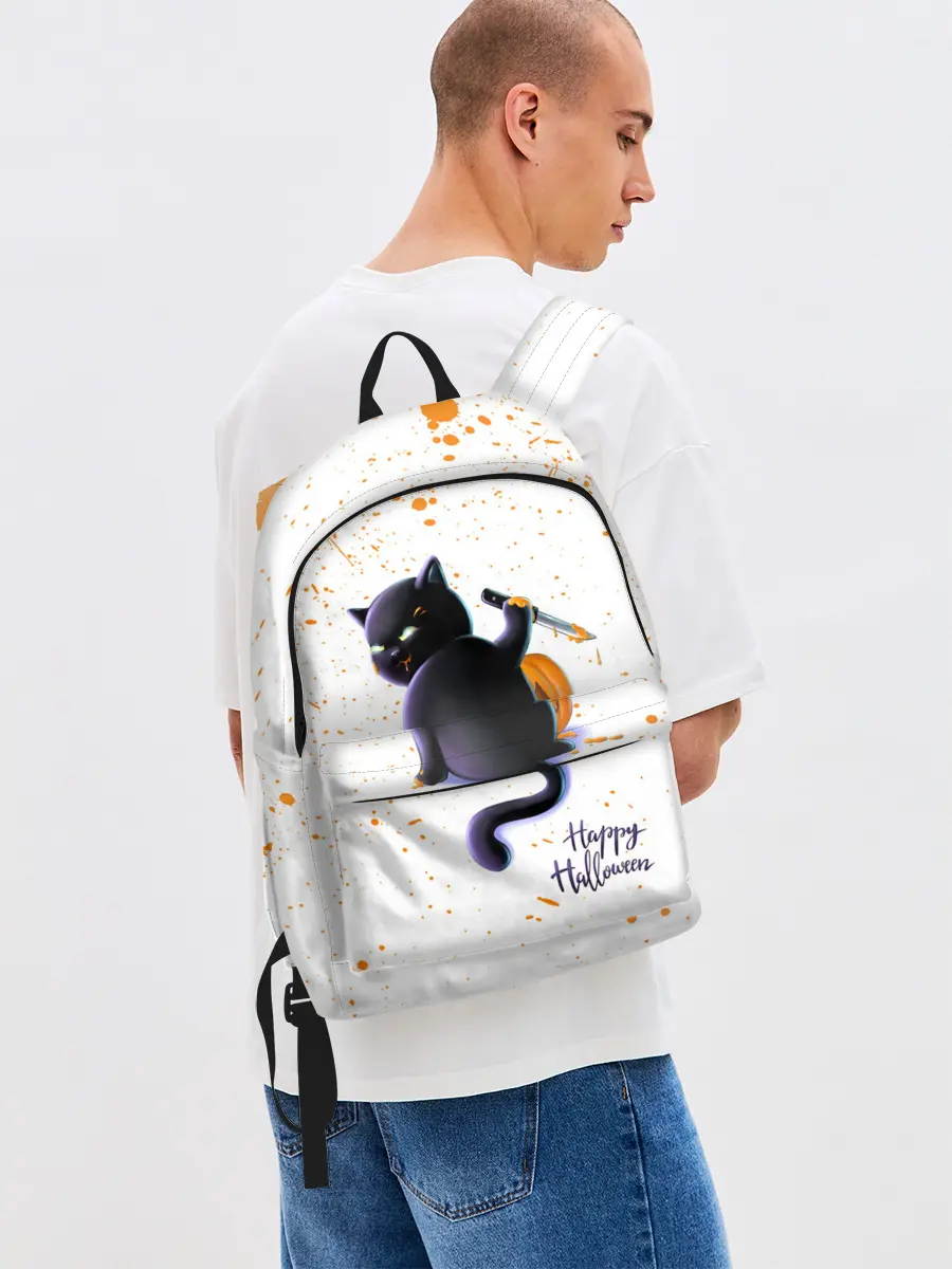 Рюкзак джинсовый / Halloween