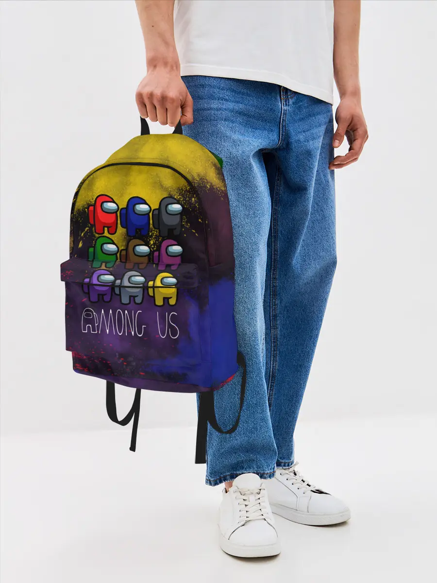 Рюкзак джинсовый / AMONG US.
