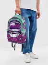 Рюкзак джинсовый / Цветочный Астронавт