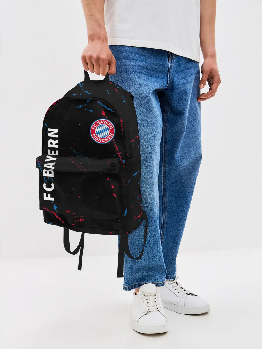 Рюкзак джинсовый / FC BAYERN / БАВАРИЯ