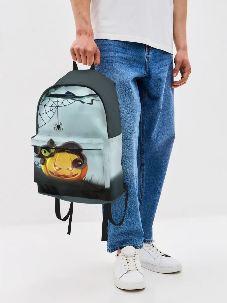 Рюкзак джинсовый / HALLOWEEN.
