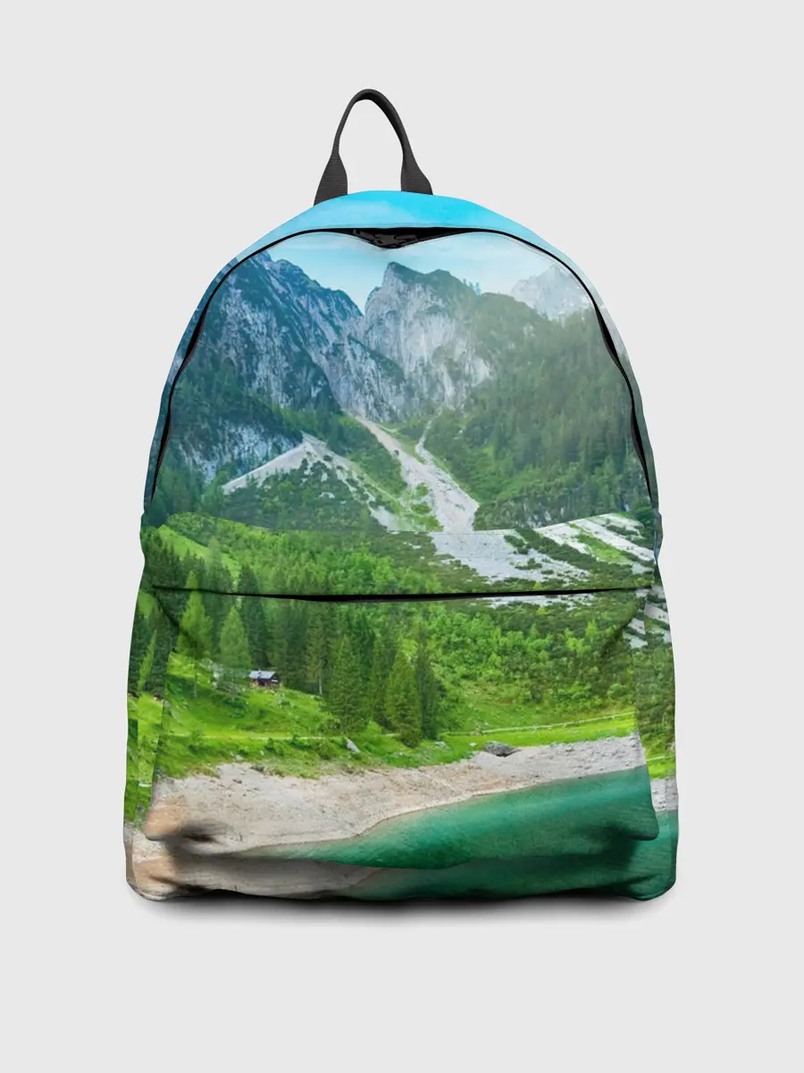 Рюкзак джинсовый / Альпийские горы