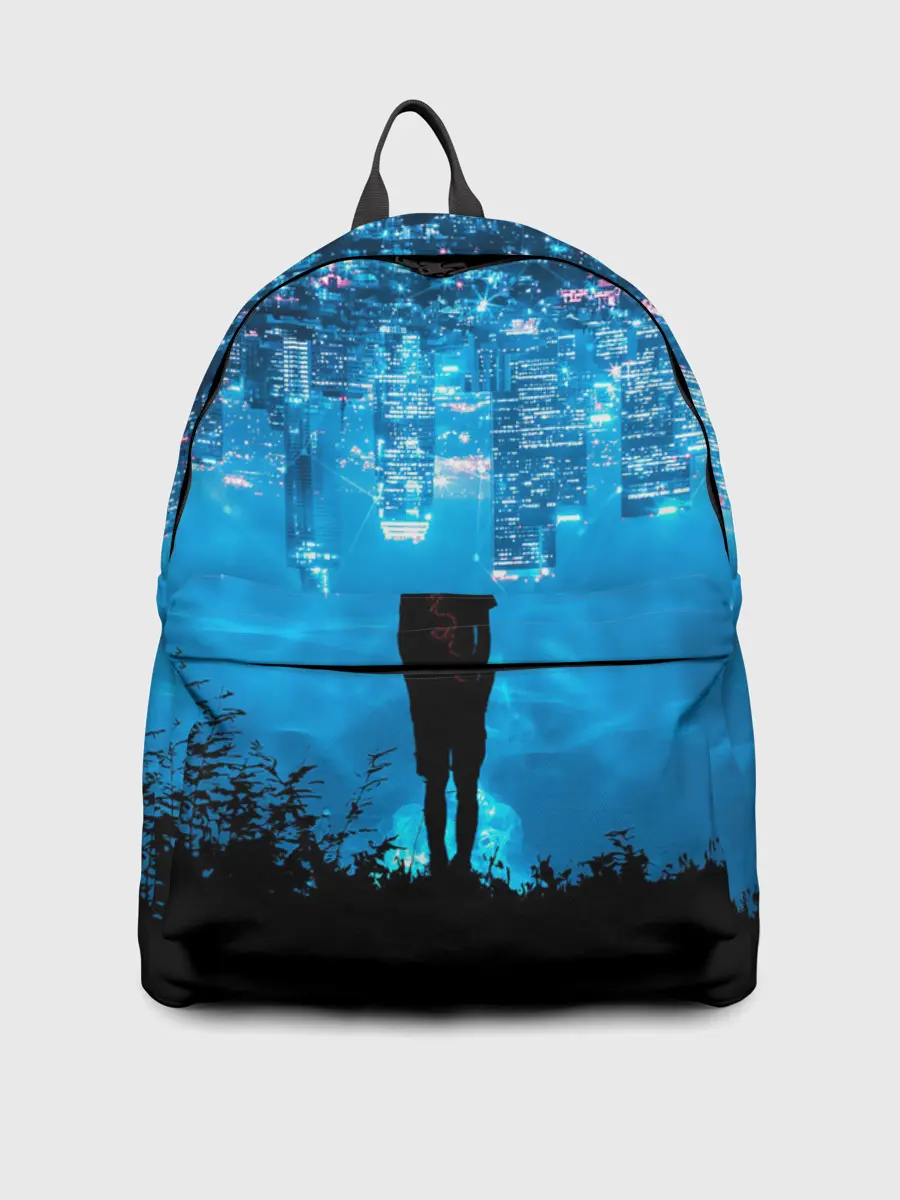 Рюкзак джинсовый / Перевернутый Мир