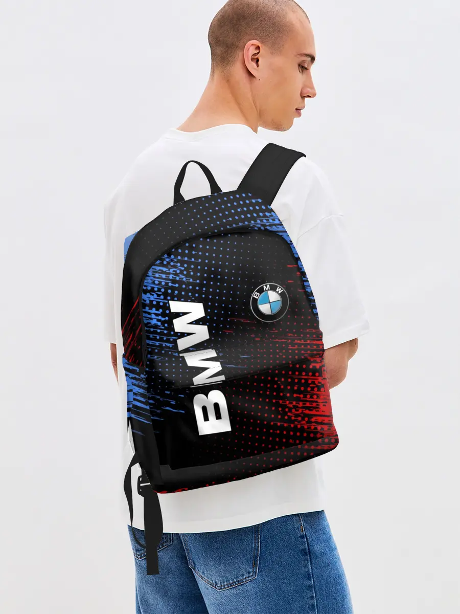 Рюкзак джинсовый / BMW / ТЕКСТУРА