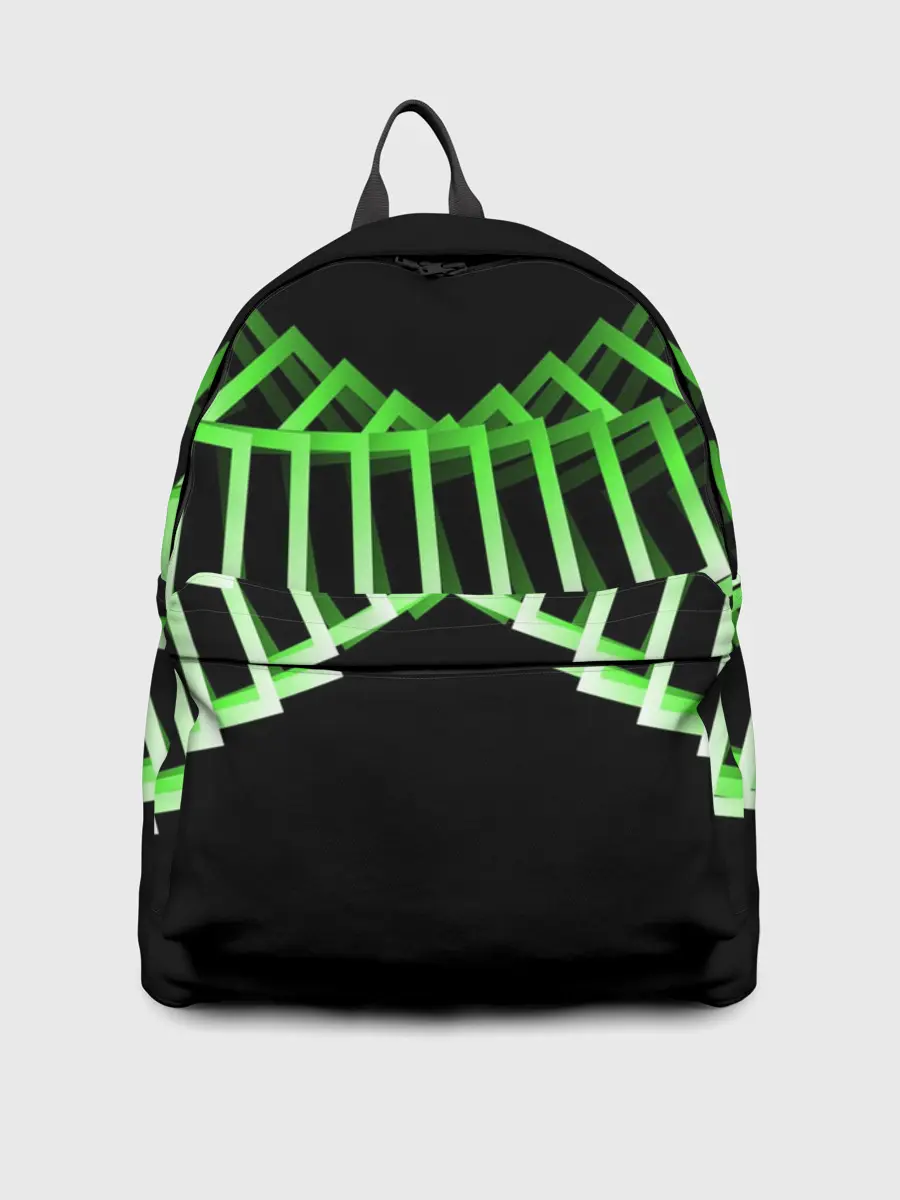 Рюкзак джинсовый / Неоновые квадраты