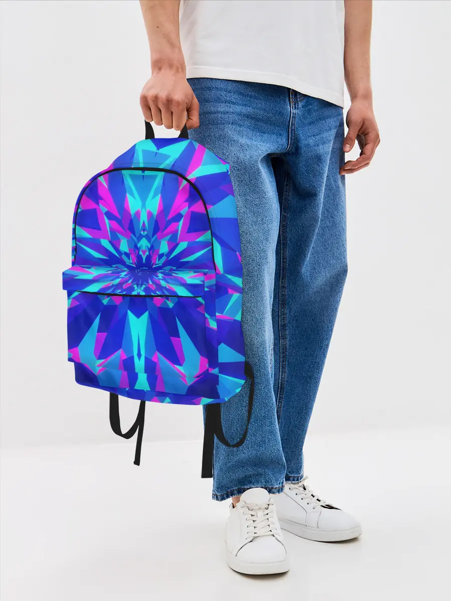 Рюкзак джинсовый / Оптическая иллюзия